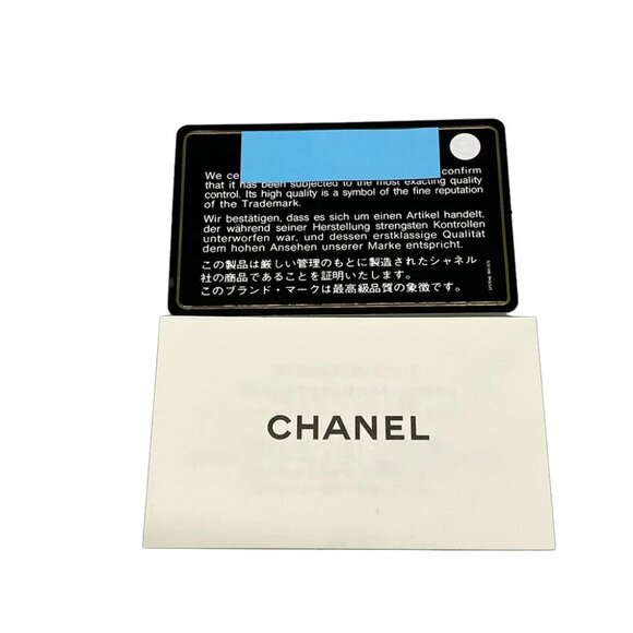 Auth CHANEL Cambon Line A50078 Black Lambskin Patent Leather Long Wallet - Picture 10 of 12